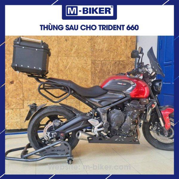 Bộ thùng nhôm Trident 660 chính hãng MBiker