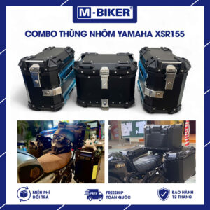 Bộ thùng nhôm XSR 155 chính hãng MBiker