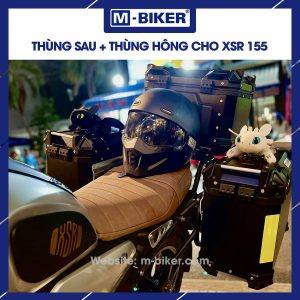 Bộ thùng nhôm XSR 155 chính hãng MBiker