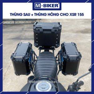 Bộ thùng nhôm XSR 155 chính hãng MBiker