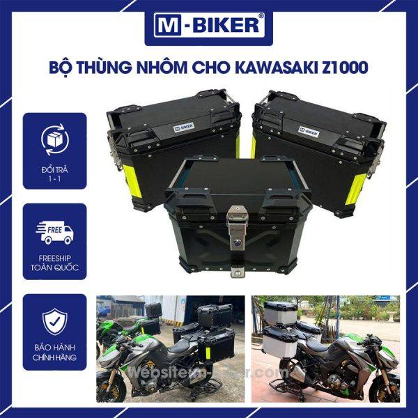 Bộ thùng nhôm Z1000 chính hãng MBiker