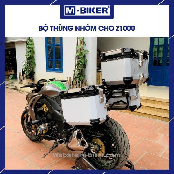 Bộ thùng nhôm Z1000 chính hãng MBiker