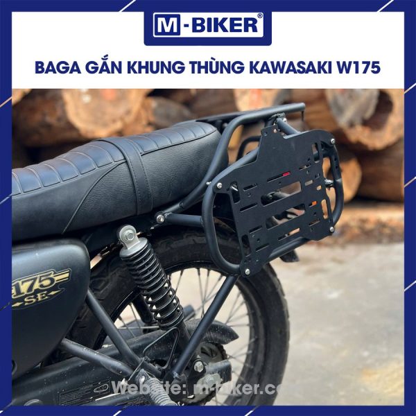 Baga gắn khung thùng hông W175 phun sơn tĩnh điện