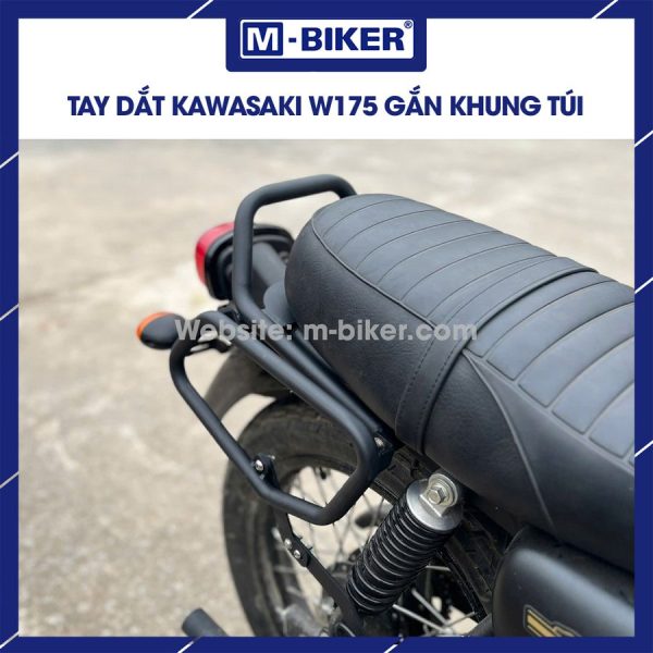 Tay dắt kèm khung treo túi W175 phun sơn tĩnh điện