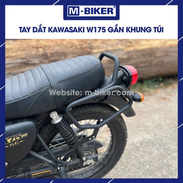 Tay dắt kèm khung treo túi W175 phun sơn tĩnh điện