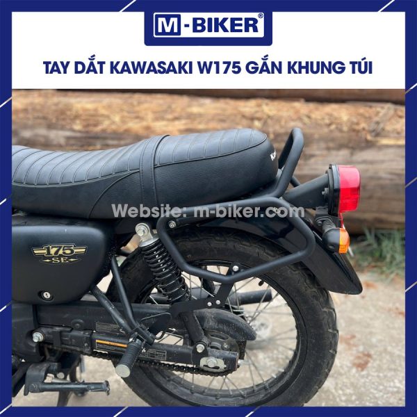 Tay dắt kèm khung treo túi W175 phun sơn tĩnh điện