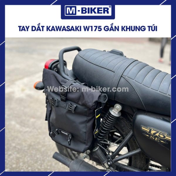 Tay dắt kèm khung treo túi W175 phun sơn tĩnh điện