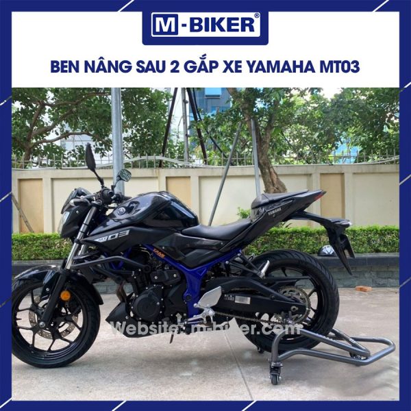 Ben nâng xe MT03 hai gắp MBiker