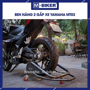 Ben nâng xe MT03 hai gắp MBiker