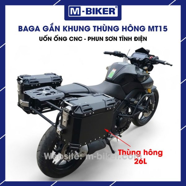 Baga khung thùng MT15 từ M-Biker