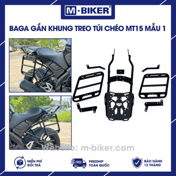 Baga MT15 gắn khung túi hông mẫu 1