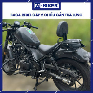 Baga Rebel gập hai chiều gắn tựa lưng
