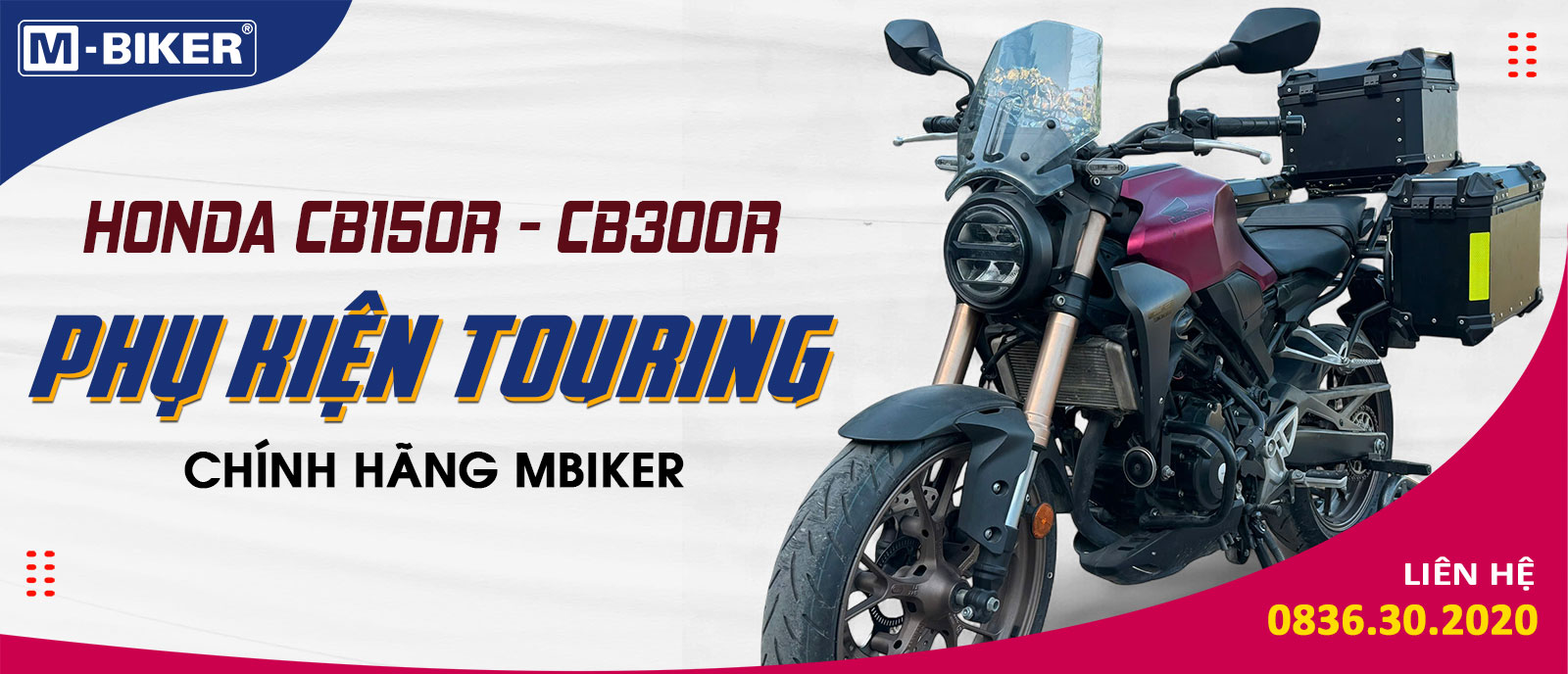 Banner phụ kiện Honda CB300R