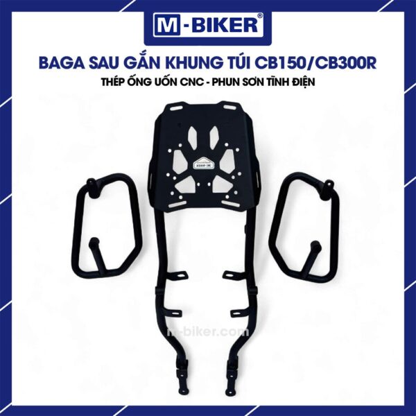 Khung túi hông gắn baga sau CB300R