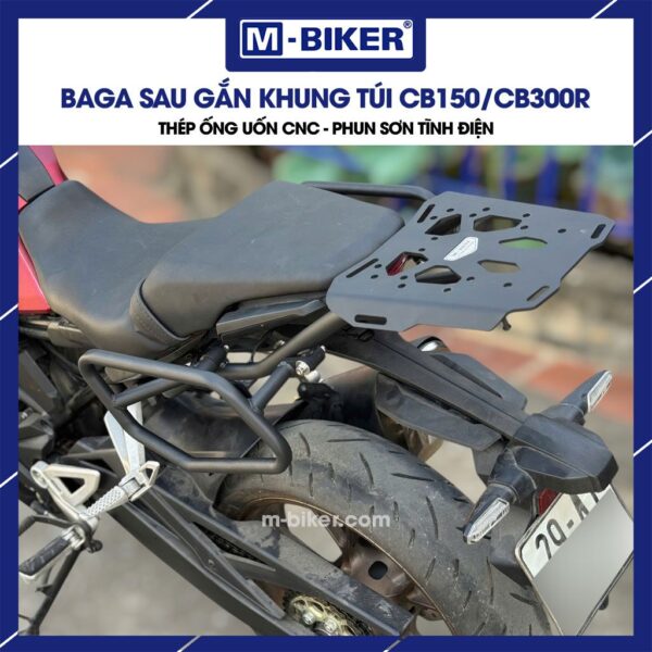 Khung túi hông gắn baga sau CB300R
