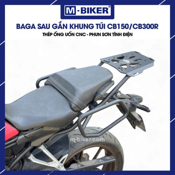 Khung túi hông gắn baga sau CB300R