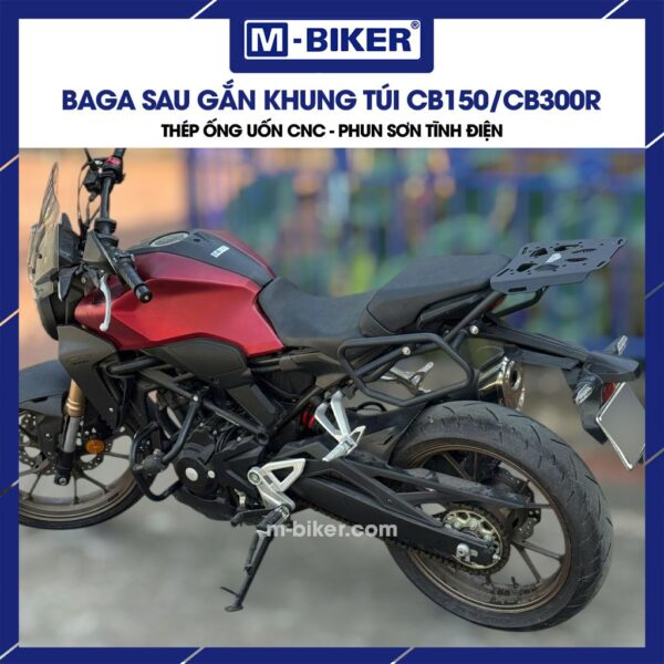 Khung túi hông gắn baga sau CB300R