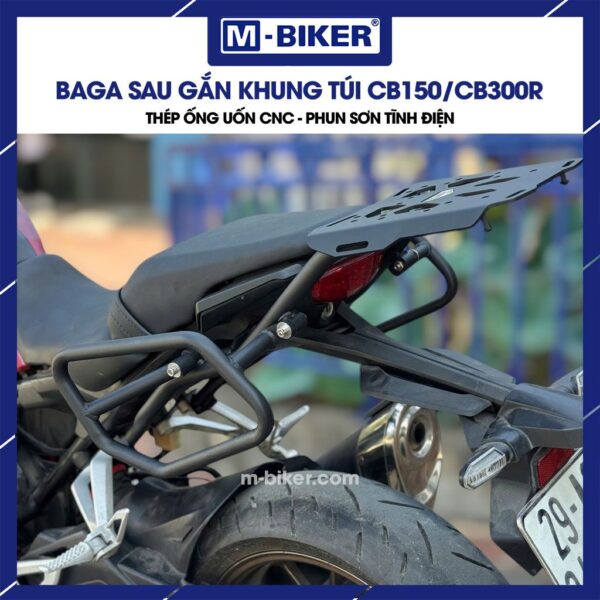 Khung túi hông gắn baga sau CB300R