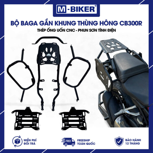 Baga gắn khung thùng hông CB300R