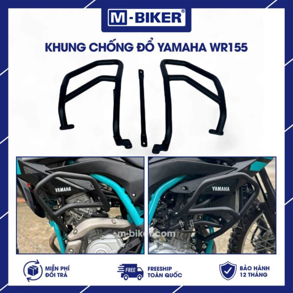 Khung chống đổ WR155 bảo vệ lốc máy