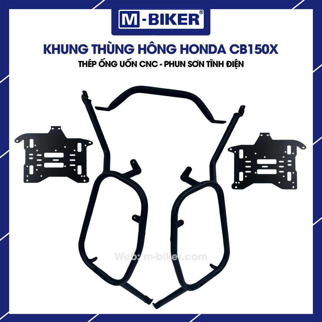 baga-cb150x-gan-khung-thung-hong-10 Baga CB150X gắn khung thùng hông