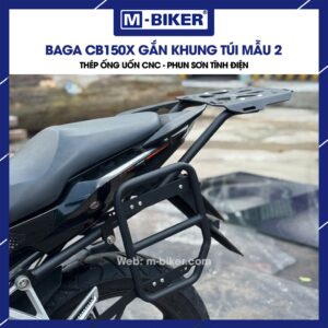 Baga CB150X gắn khung túi mẫu 2 3 Baga CB150X gắn khung túi mẫu 2