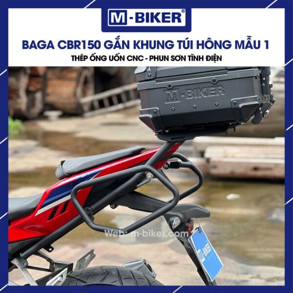 Baga CBR150 gắn khung túi hông mẫu 1