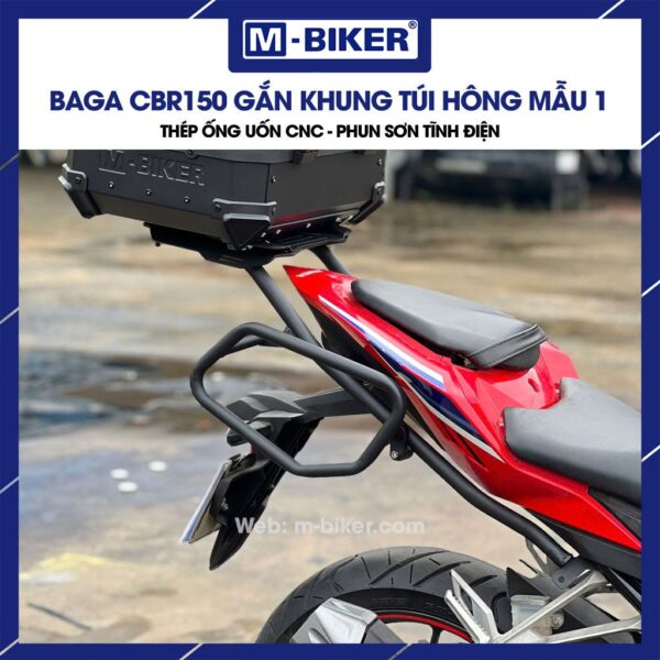 Baga CBR150 gắn khung túi hông mẫu 1