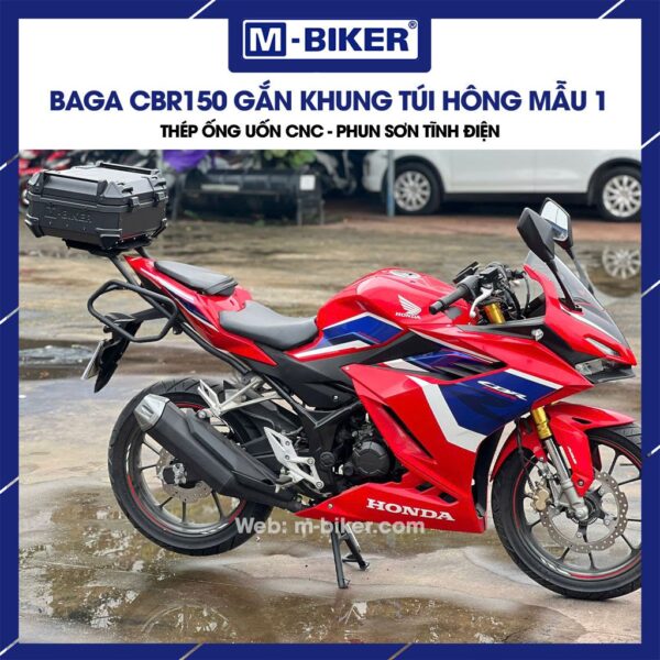 Baga CBR150 gắn khung túi hông mẫu 1