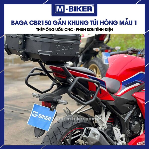 Baga CBR150 gắn khung túi hông mẫu 1