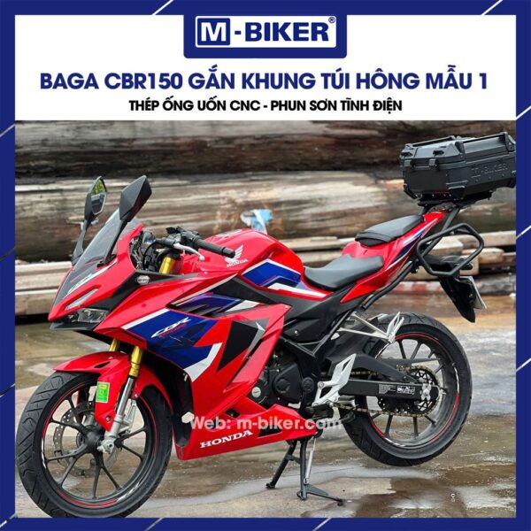 Baga CBR150 gắn khung túi hông mẫu 1
