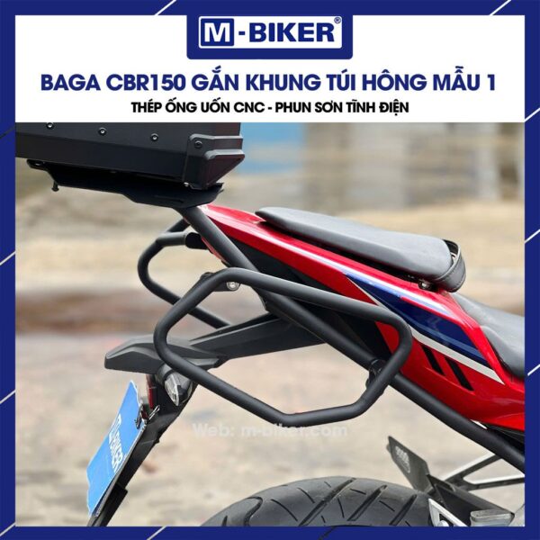 Baga CBR150 gắn khung túi hông mẫu 1