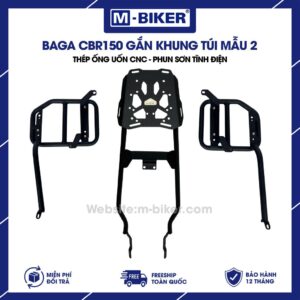 Baga CBR150 gắn khung túi mẫu 2