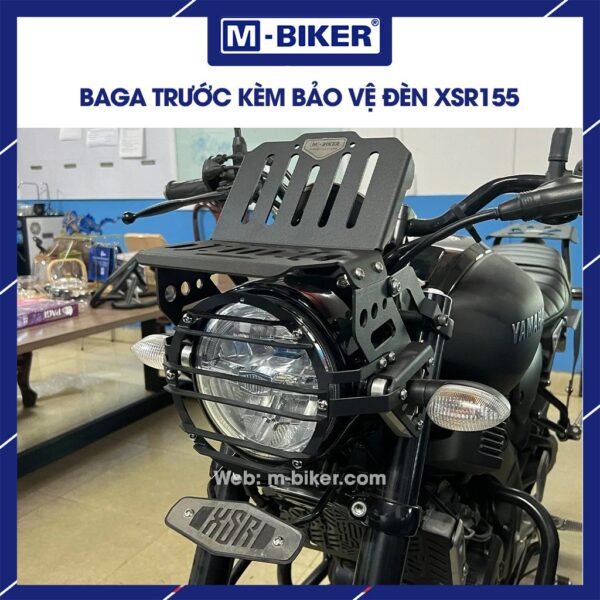 Baga trước XSR155 kèm bảo vệ đèn