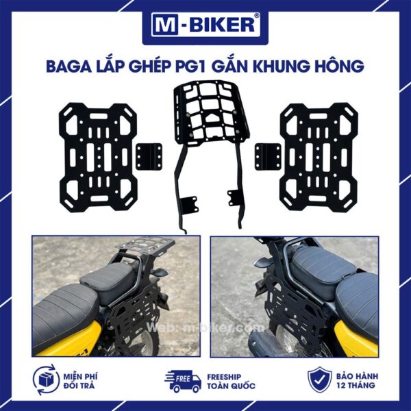 Baga lắp ghép PG1 gắn tấm ốp hông