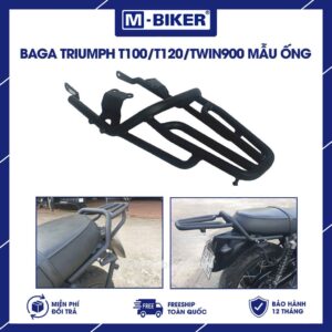 Baga Triumph dạng ống mẫu 3 cho T100-T120-Twin 900