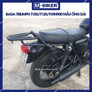 Baga Triumph dạng ống mẫu 3 cho T100-T120-Twin 900