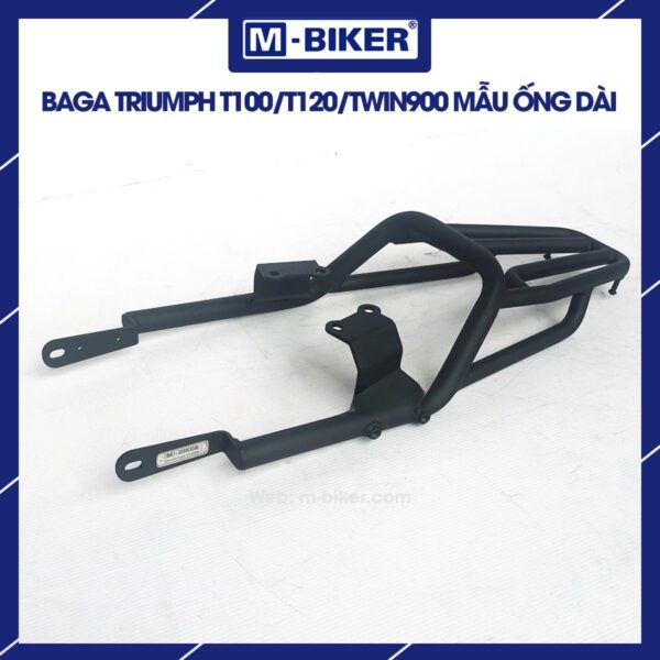 Baga Triumph dạng ống mẫu 3 cho T100-T120-Twin 900
