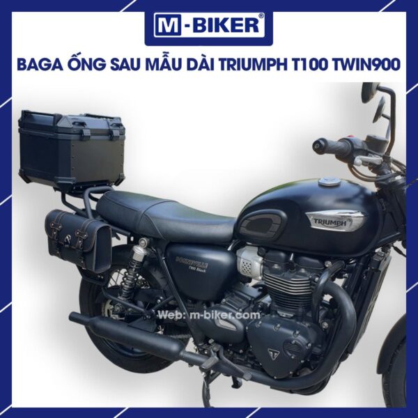 Baga Triumph dạng ống mẫu 3 cho T100-T120-Twin 900