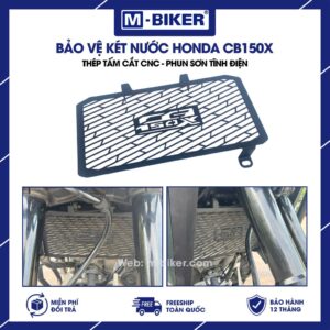 Bảo vệ két nước CB150X phun sơn tĩnh điện