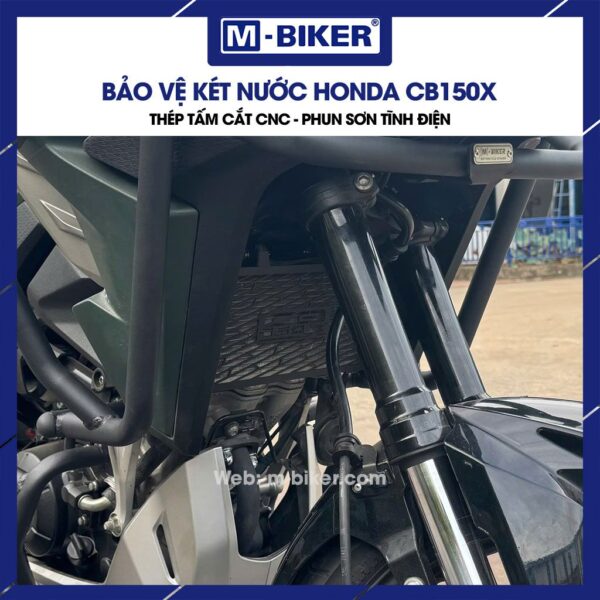 Bảo vệ két nước CB150X phun sơn tĩnh điện