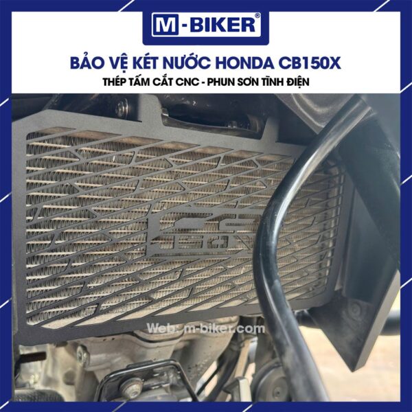 Bảo vệ két nước CB150X phun sơn tĩnh điện