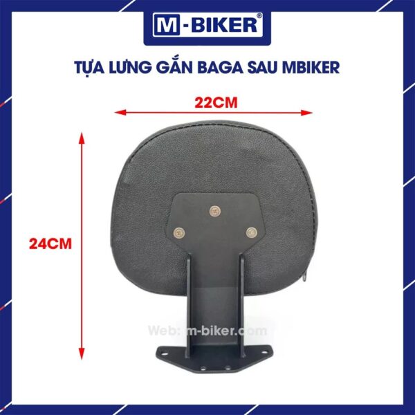 Đệm tựa lưng gắn baga sau MBiker