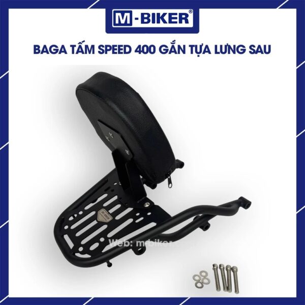 Đệm tựa lưng gắn baga sau MBiker
