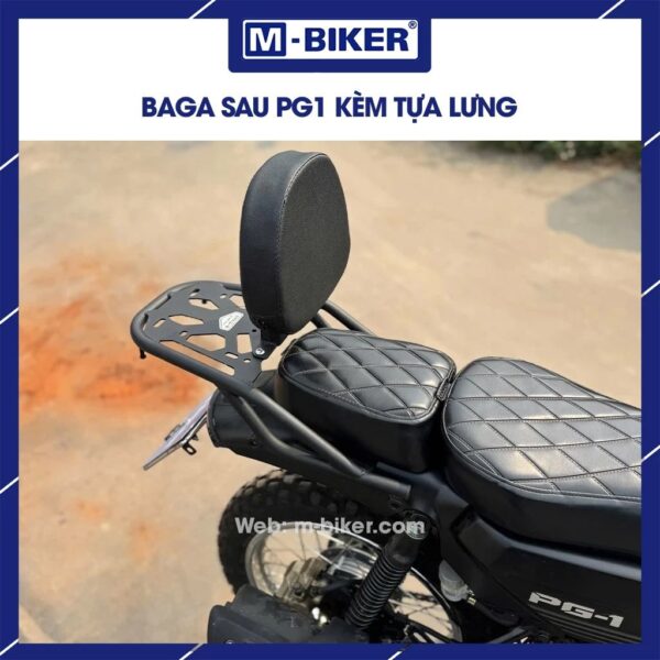 Đệm tựa lưng gắn baga sau MBiker