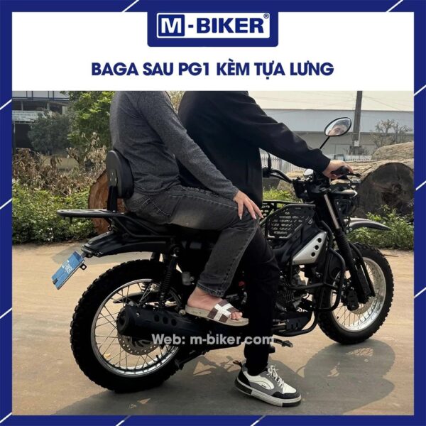 Đệm tựa lưng gắn baga sau MBiker