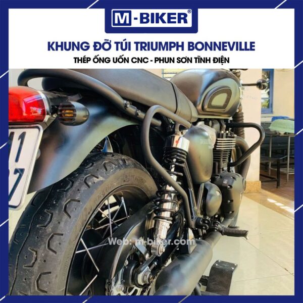 Giá đỡ túi cho Triumph T100 - T120 - Twin 900
