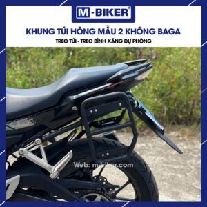 Khung túi hông CB150X mẫu 2 không baga 2 Khung túi hông CB150X mẫu 2 không baga