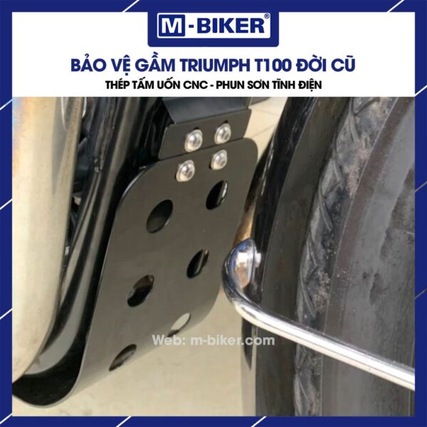 Ốp gầm Triumph T100 đời cũ