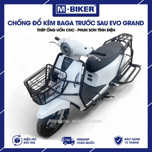 Khung bảo vệ và baga trước sau Evo Grand